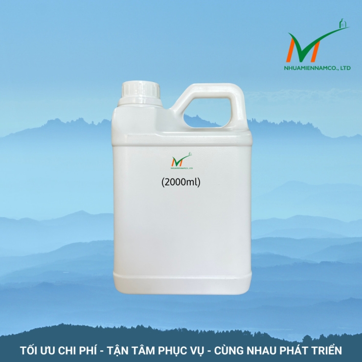 Can nhựa HDPE 2000ml