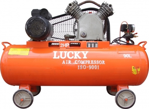 Máy nén khí piston LUCKY 90 lít 2 HP