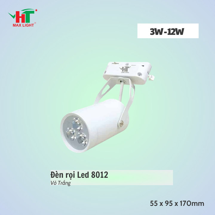 Đèn ngồi LED 8012 vỏ trắng