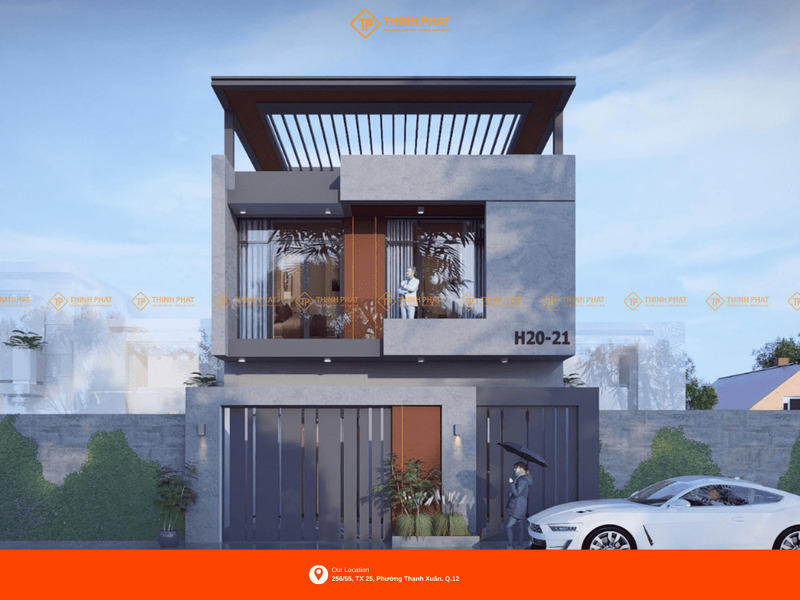 Thiết kế thi công xây dựng nhà phố