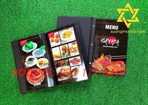 Bìa menu da