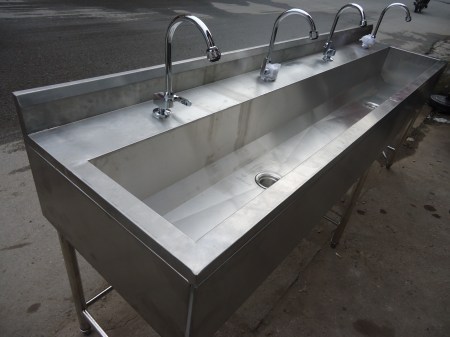 Chậu rửa tay inox công nghiệp