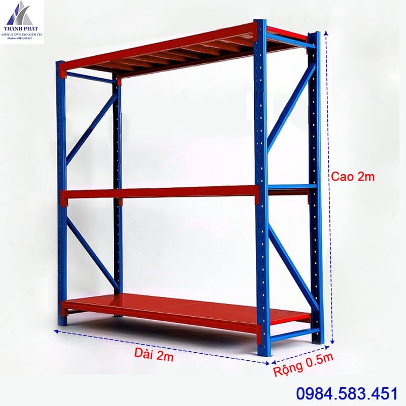 Kệ trung tải 3 tầng