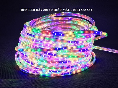 Đèn led dây 3014 nhiều màu cuộn 100m loại 1