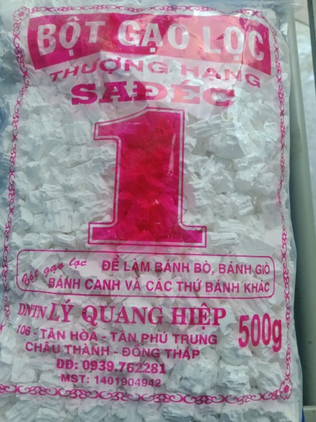 Bột gạo lọc sa đéc