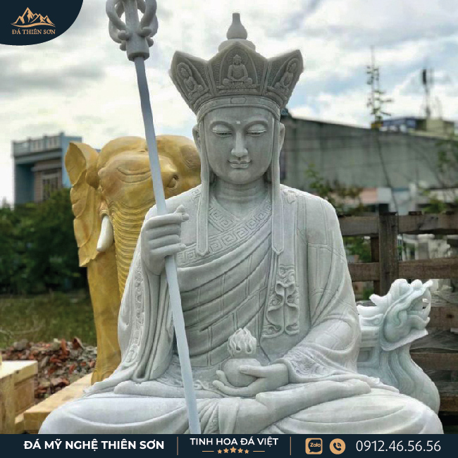 Tượng Địa Tạng Bồ Tát bằng đá