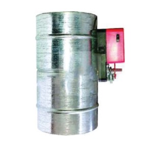Van ống gió tròn kèm động cơ