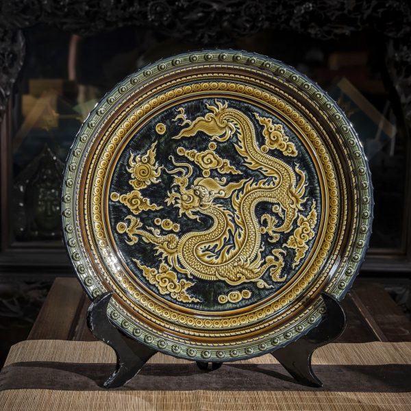 Đĩa cảnh Bát Tràng