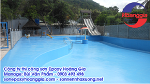 Dịch vụ thi công sơn sàn Epoxy bể bơi