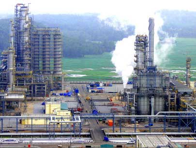 Gia công kết cấu thép nhà máy lọc dầu
