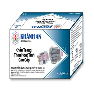 Khẩu trang y tế than hoạt tính 4 lớp