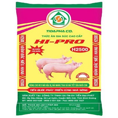 Thức ăn cho heo H2500