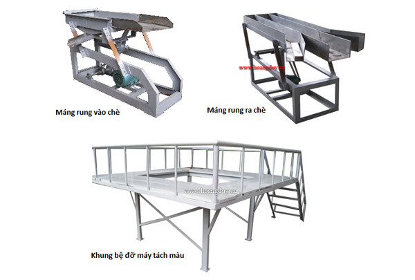 Phụ kiện máy tách chè màu