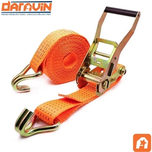 Dây Chằng Hàng Tăng Đơ Bản 50mm Tải 3 Tấn Móc J