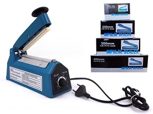 Máy dán miệng túi dập tay PFS-400