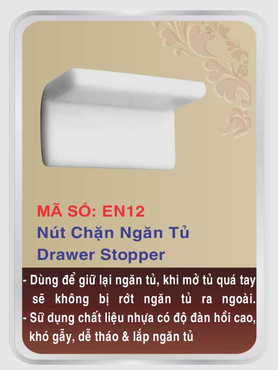 Nút chắn ngăn tủ