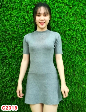 Đầm len