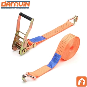 Dây Chằng Hàng Tăng Đơ Bản 50mm Tải 5 Tấn Móc J
