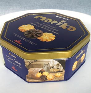 Hộp Thiếc Hình Bát Giác