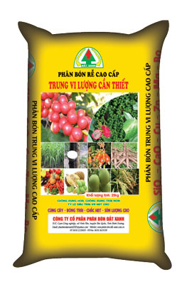 Phân bón Đất Xanh trung vi lượng