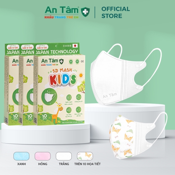 Khẩu trang 5D em bé