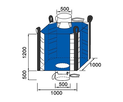 Bao Jumbo vuông QTP-1000