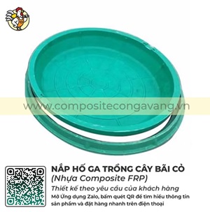 Nắp hố ga trồng cây bãi cỏ composite