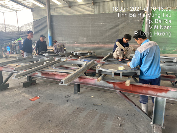 Gia công chế tạo kết cấu thép