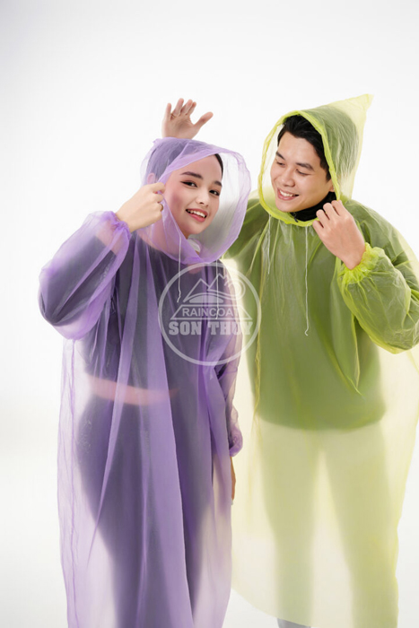 áo mưa siêu nhẹ PE