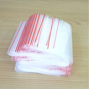 Túi zipper chỉ đỏ