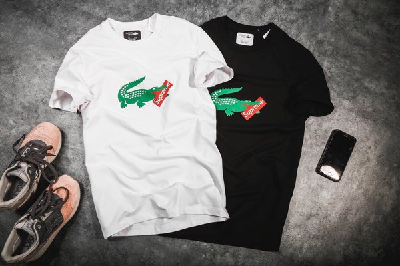 Áo Lacoste X Supreme Logo