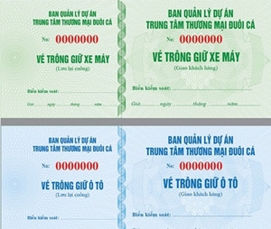 In phiếu giữ xe