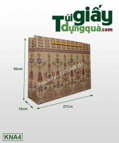 Túi giấy kraft ngang A4