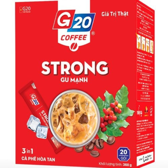 Cà phê hòa tan 3in1 gu mạnh