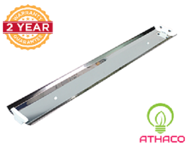 Máng đèn công nghiệp 1m2 chóa inox
