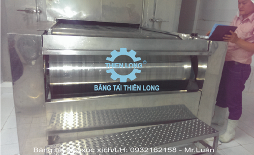 Băng Tải Lưới Inox Rửa Xúc XÍch