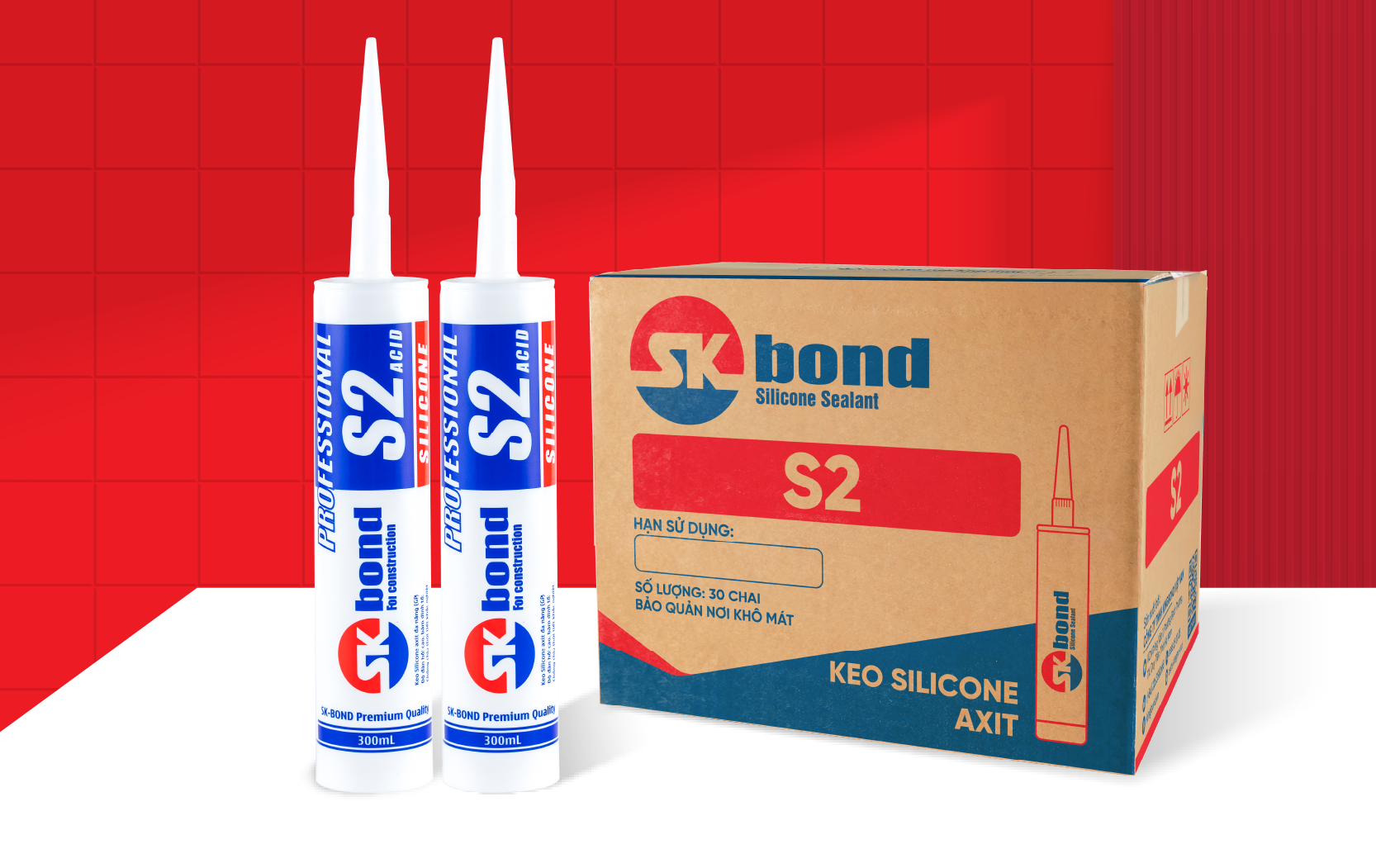 Keo silicone axit S2