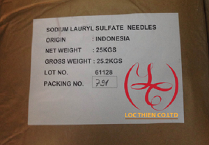 Lauryl Sulphate- Tạo bọt