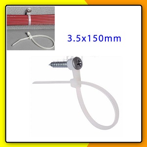 Dây Rút Nhựa Có Lỗ Bắt Vít