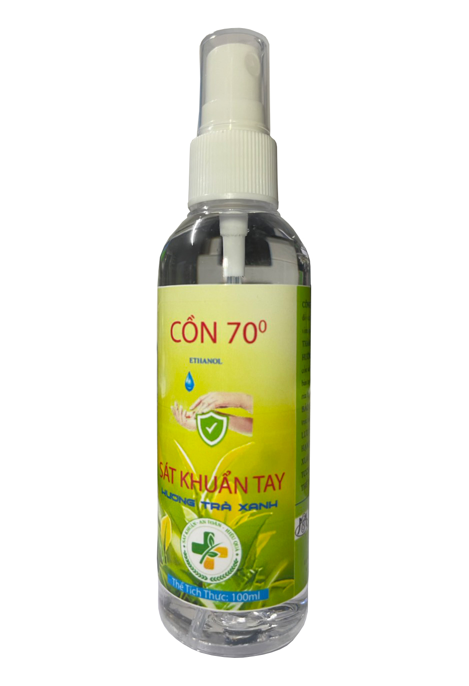 Cồn sát khuẩn Ethanol 70 độ 100ml