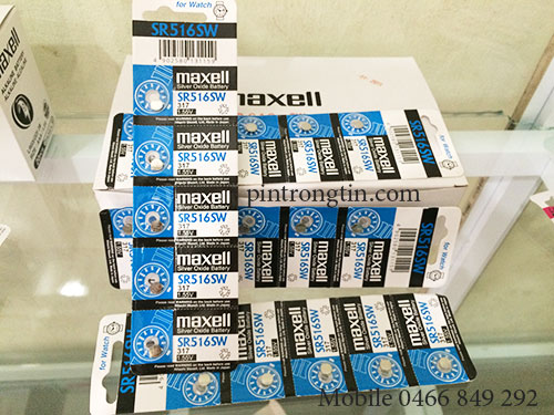 Pin Đồng Hồ Maxell SR516
