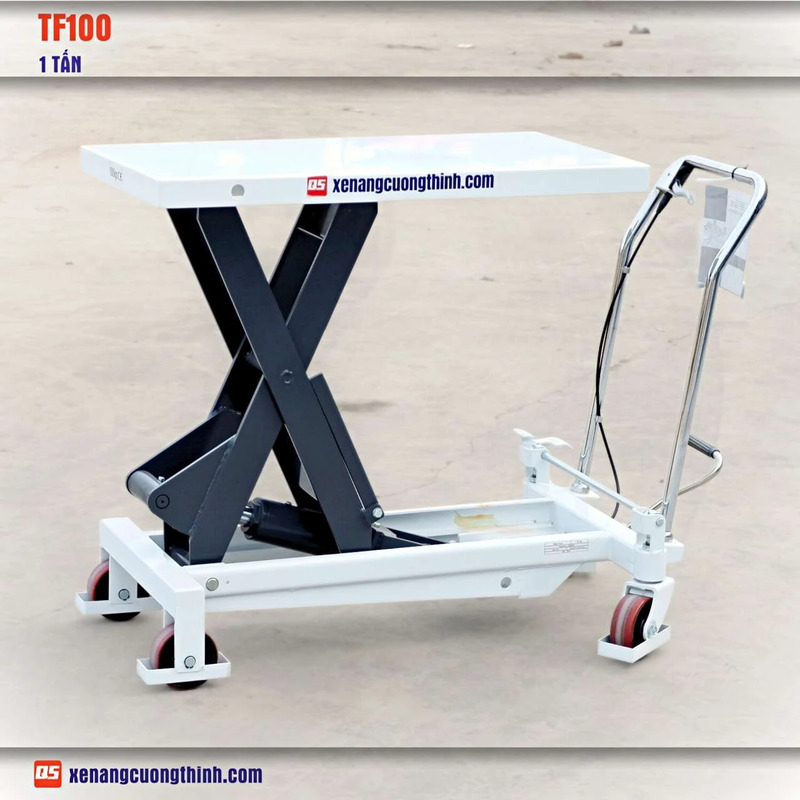 Xe nâng mặt bàn 1000Kg