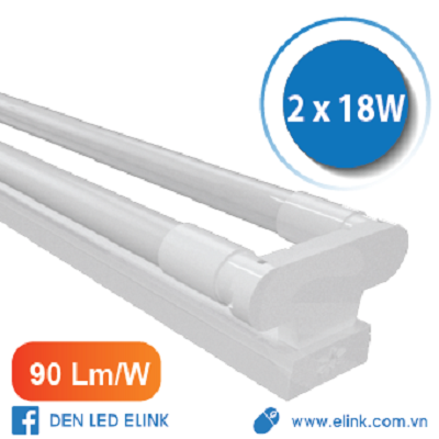 Máng đèn LED kiểu Batten đôi