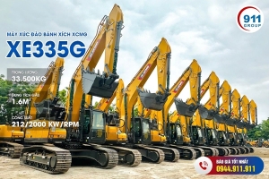 Máy Xúc Đào Bánh Xích XCMG Gầu 1.6m³