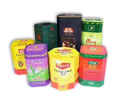 In vỏ hộp giấy đựng trà xanh