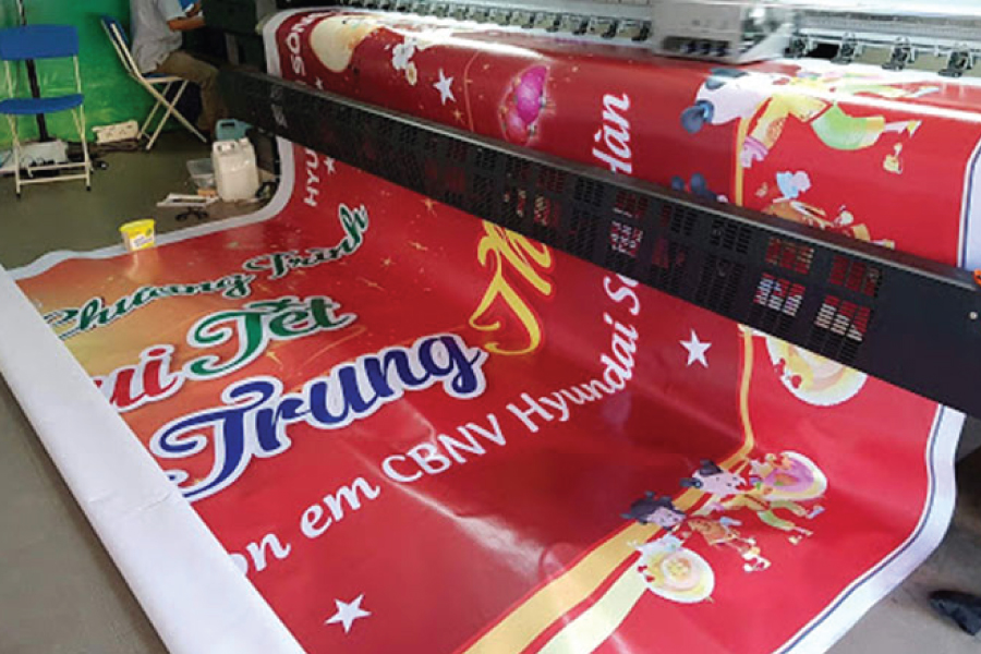 In băng rôn