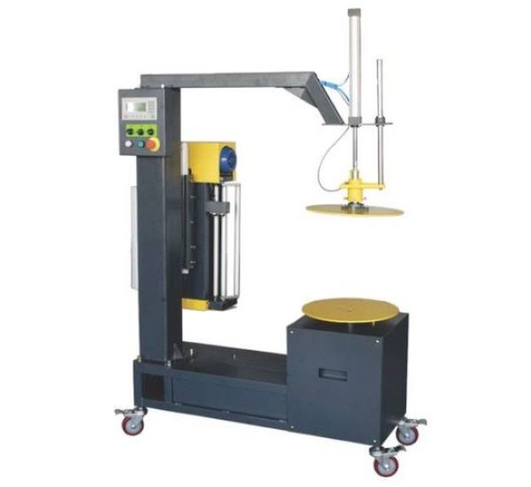 Máy quấn màng mini có tay vịn giữ hàng