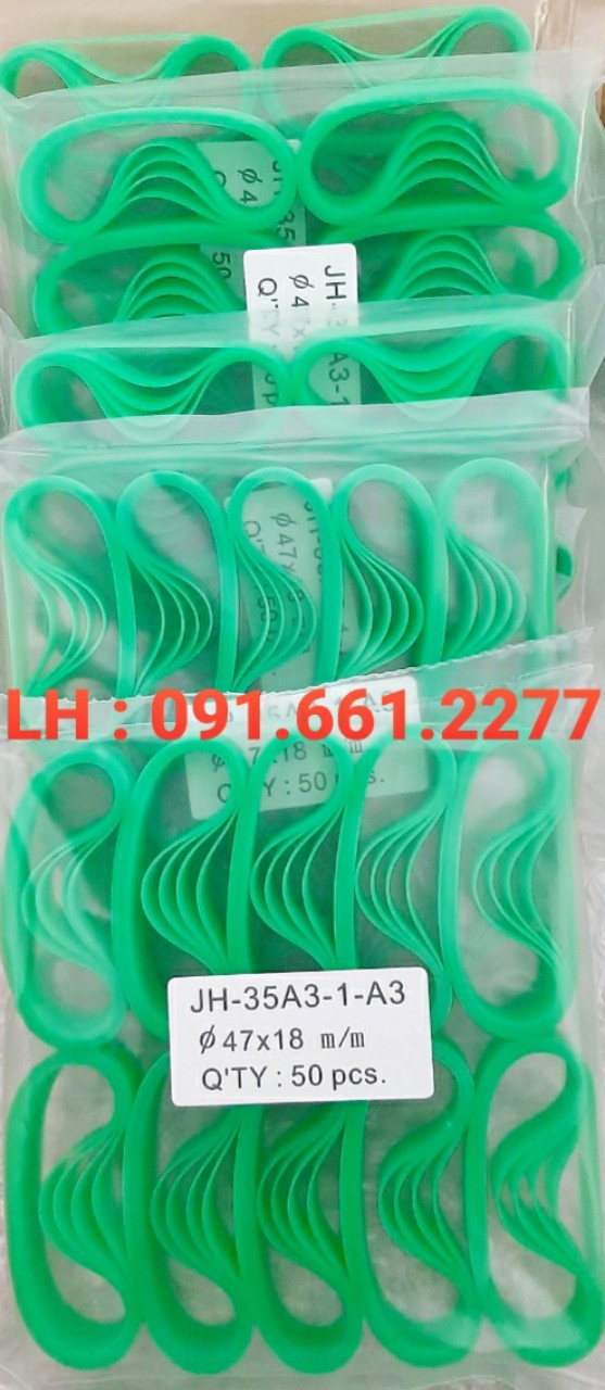 Vòng cao su máy sọc màu