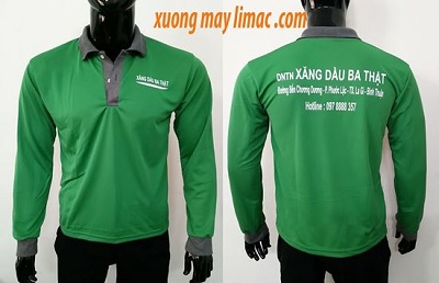 Áo thun đồng phục cây xăng