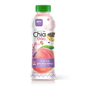 Nước Hạt Chia Vị Đào Chai 450ml